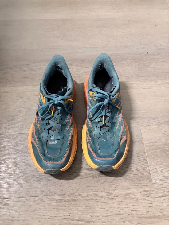 Hoka One One Shoes - Hoka One One Teal and Orange Women's Running Shoes